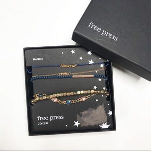 NWT Free Press Bracelet Box Set of 5 BFF Bracelets